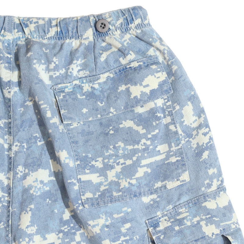 IMPRESTORE / EASY Shorts indigo Degital Camo