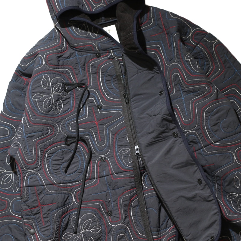 Norbit / Ainu quilted hood jacket