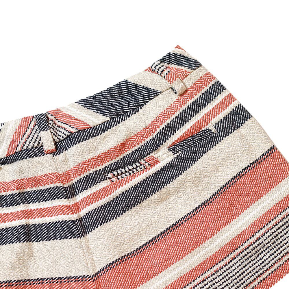 THE NERDYS / Border Pattern Short Pants -MANTECO Fabrics-