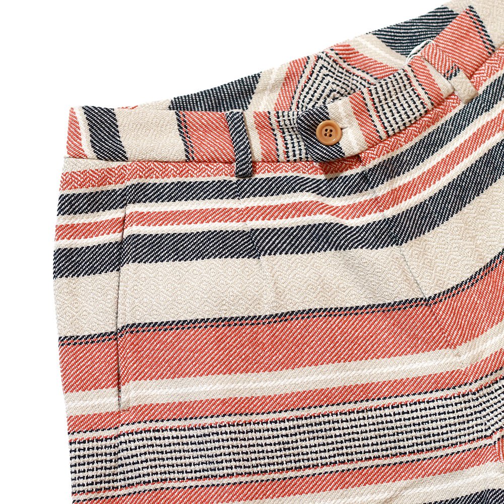 THE NERDYS / Border Pattern Short Pants -MANTECO Fabrics-