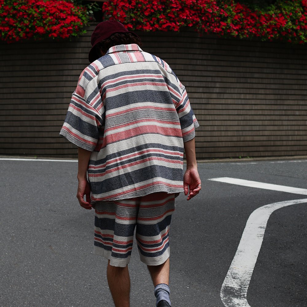 THE NERDYS / Border Pattern Short Pants -MANTECO Fabrics-