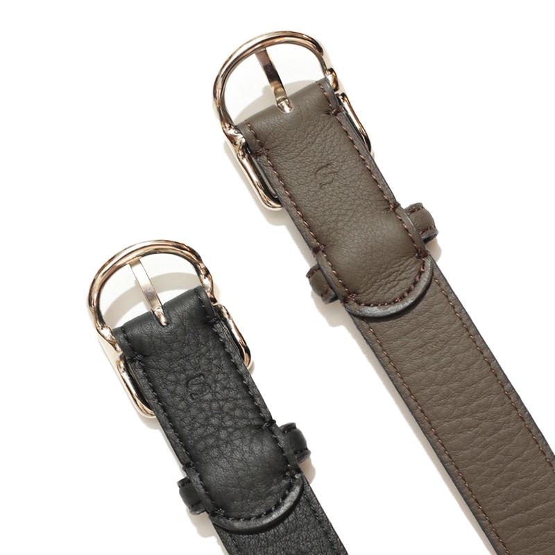 ERA. EO SHRINK AUTHENTIC BELT ダークグレー M ERA. EO SHRINK AUTHENTIC BELT 3色展開 - Maiden Voyage