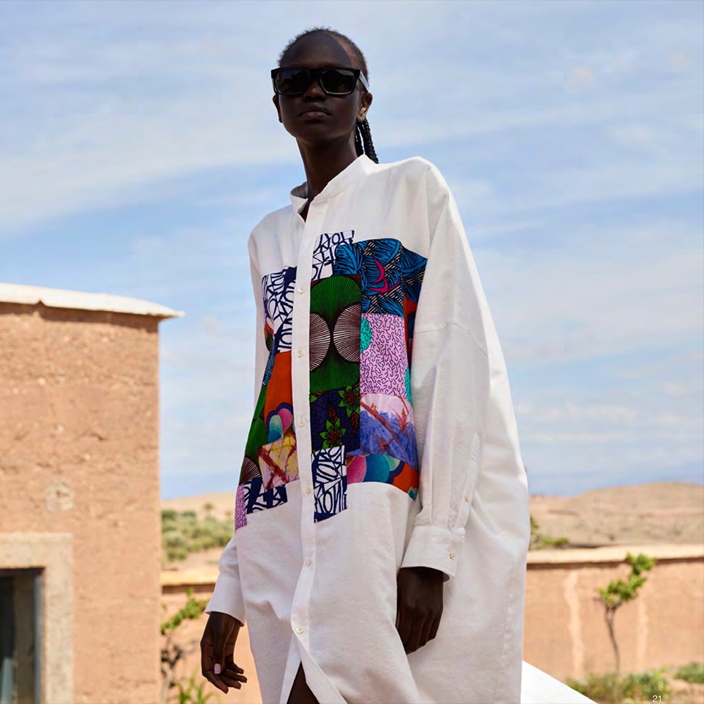 Res Ipsa / Handwoven Patched-Front Kaftan