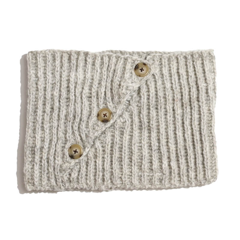 TIME TELL WILL WORKS / Wool Neck Gaiter