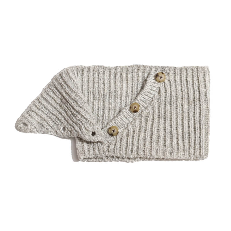 TIME TELL WILL WORKS / Wool Neck Gaiter