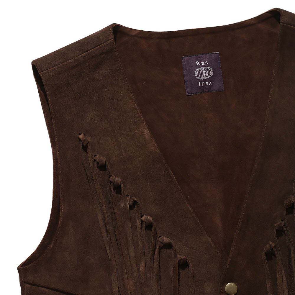Res Ipsa / Fringed Suede Vest