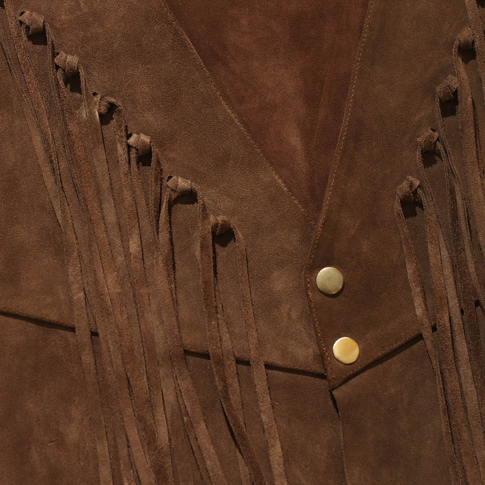 Res Ipsa / Fringed Suede Vest