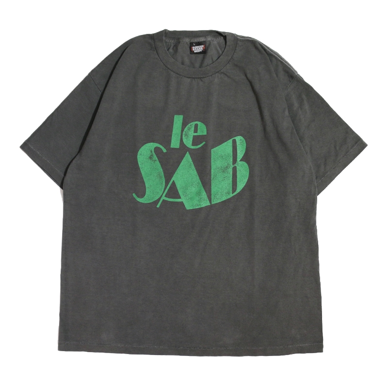 Graphic Tee / Pigment Logo Print T-shirt