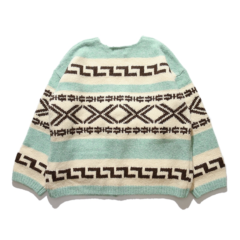 GREEN BUTTER / Alpaca Duffle Cardigan