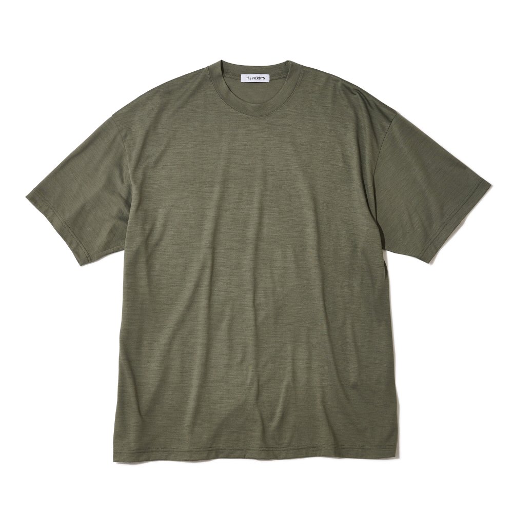 THE NERDYS / Merino Wool Mix PLAIN T-shirt