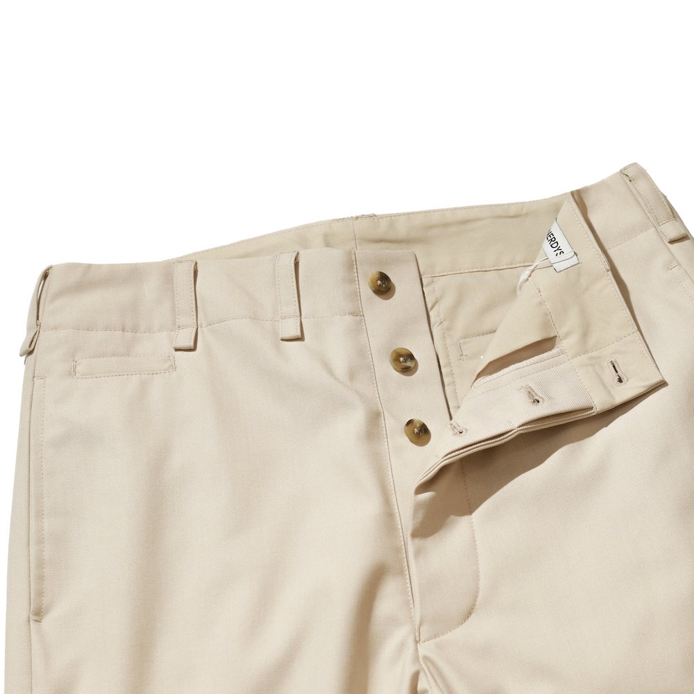 THE NERDYS / Classic Twill Slit Pants