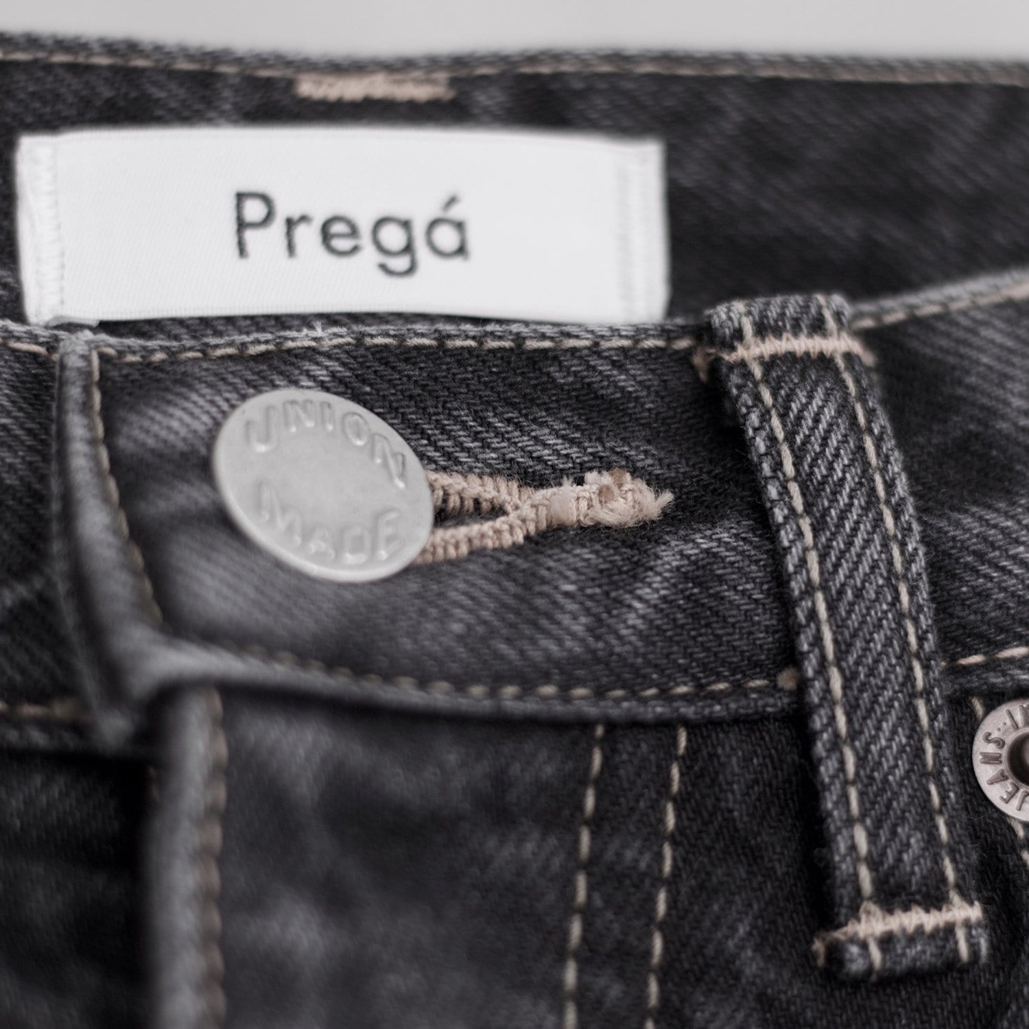 Pregaプレガ / SLIT Fringe denim pants スリットフリンジデニムパンツ