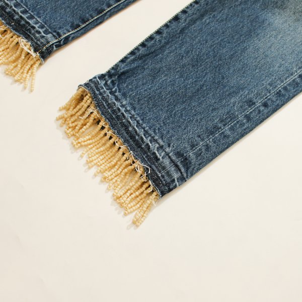 Prega プレガ / FRINGE denim pants フリンジデニムパンツ