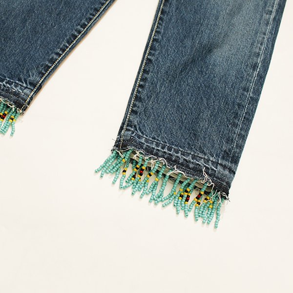Prega プレガ / FRINGE denim pants フリンジデニムパンツ