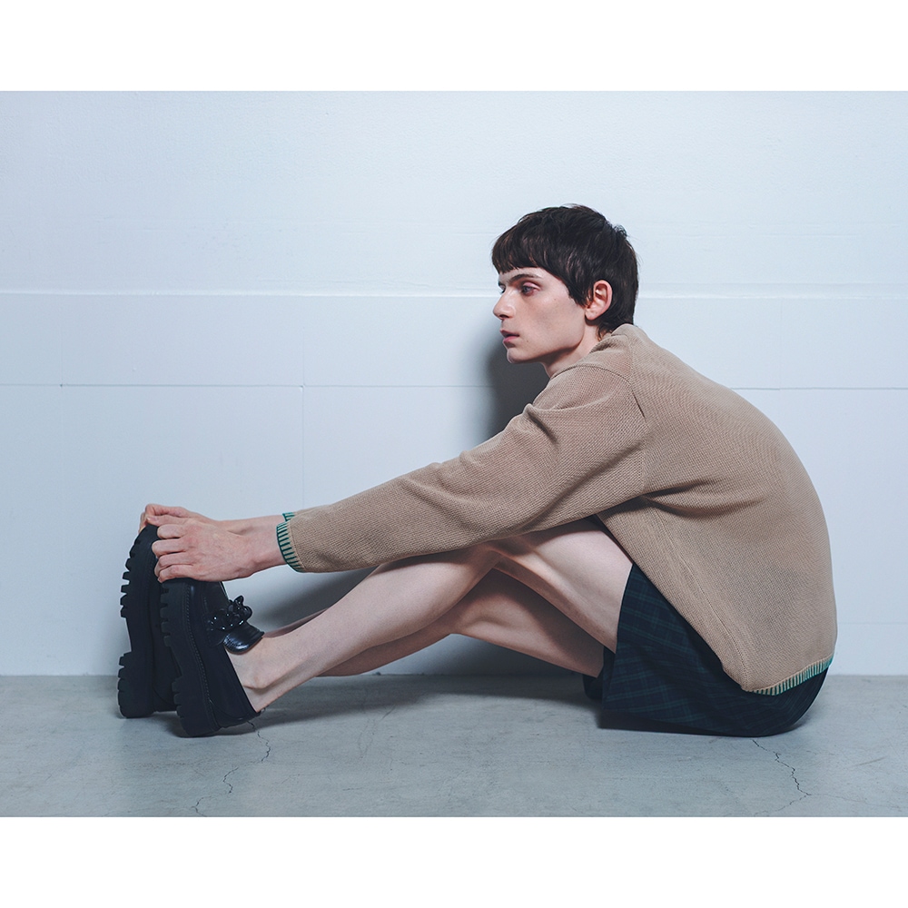 The NERDYS / KNIT EDGE / Shirt Cardigan