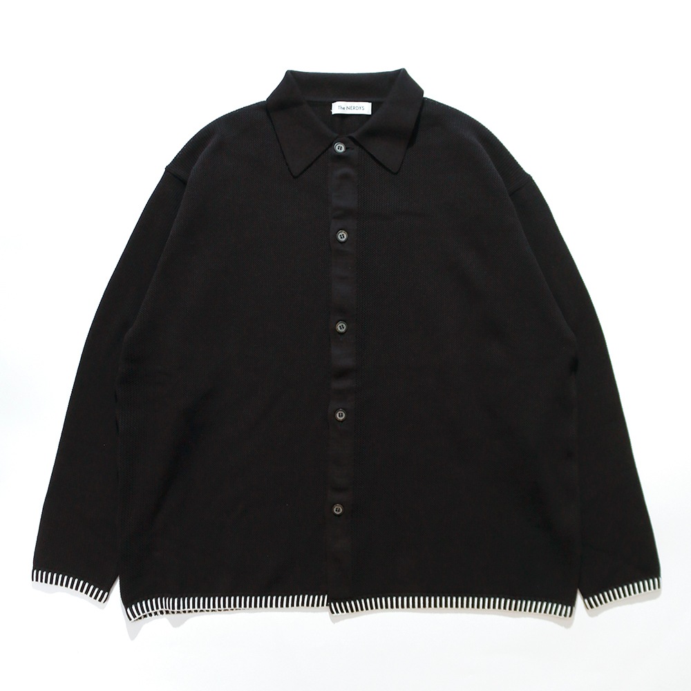 The NERDYS / KNIT EDGE / Shirt Cardigan