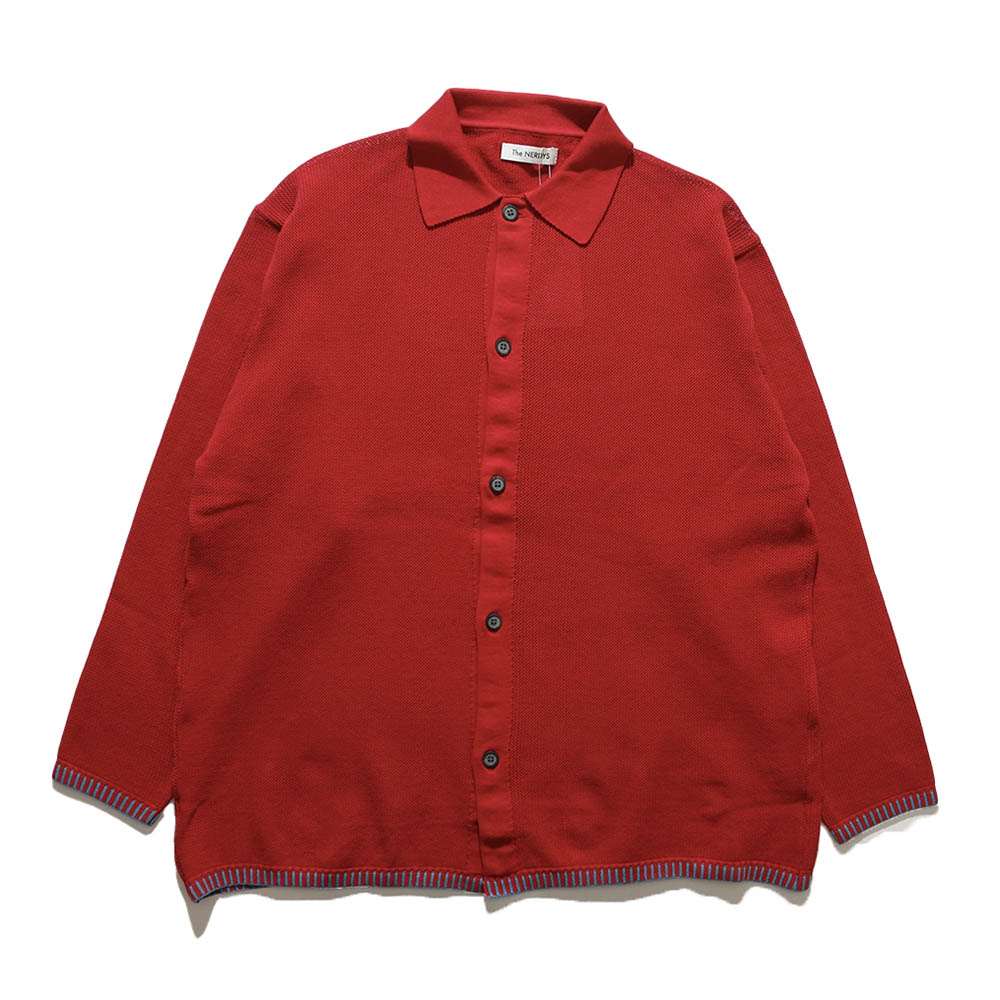 The NERDYS / KNIT EDGE / Shirt Cardigan