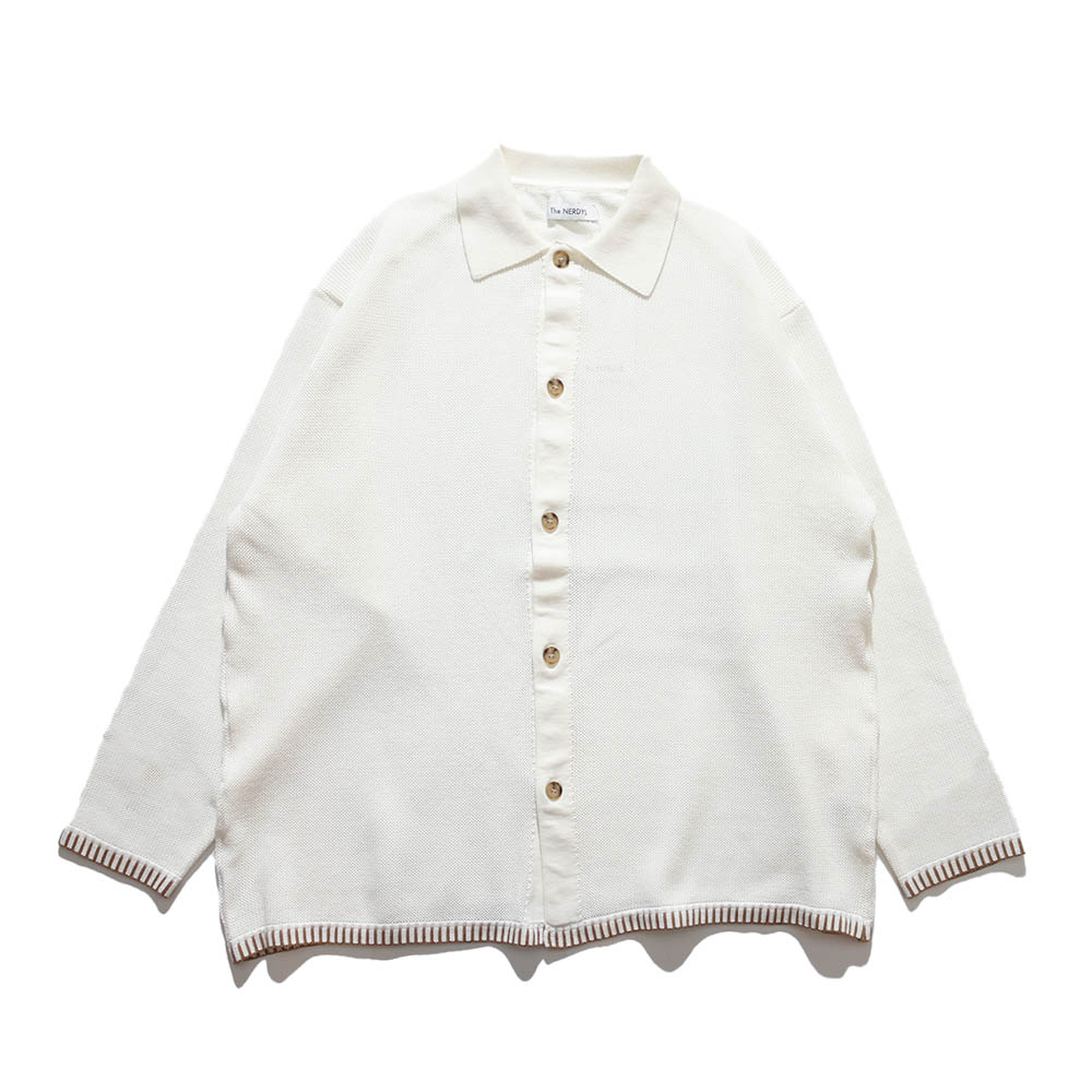The NERDYS / KNIT EDGE / Shirt Cardigan