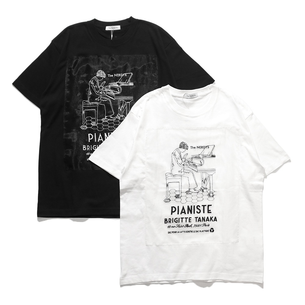 The NERDYS / Brigitte Tanaka×The NERDYS PIANISTE  T-shirt