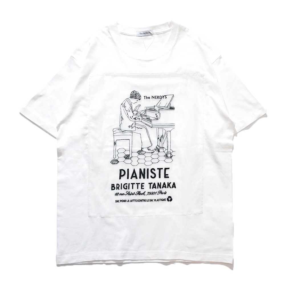 The NERDYS / Brigitte Tanaka×The NERDYS PIANISTE  T-shirt