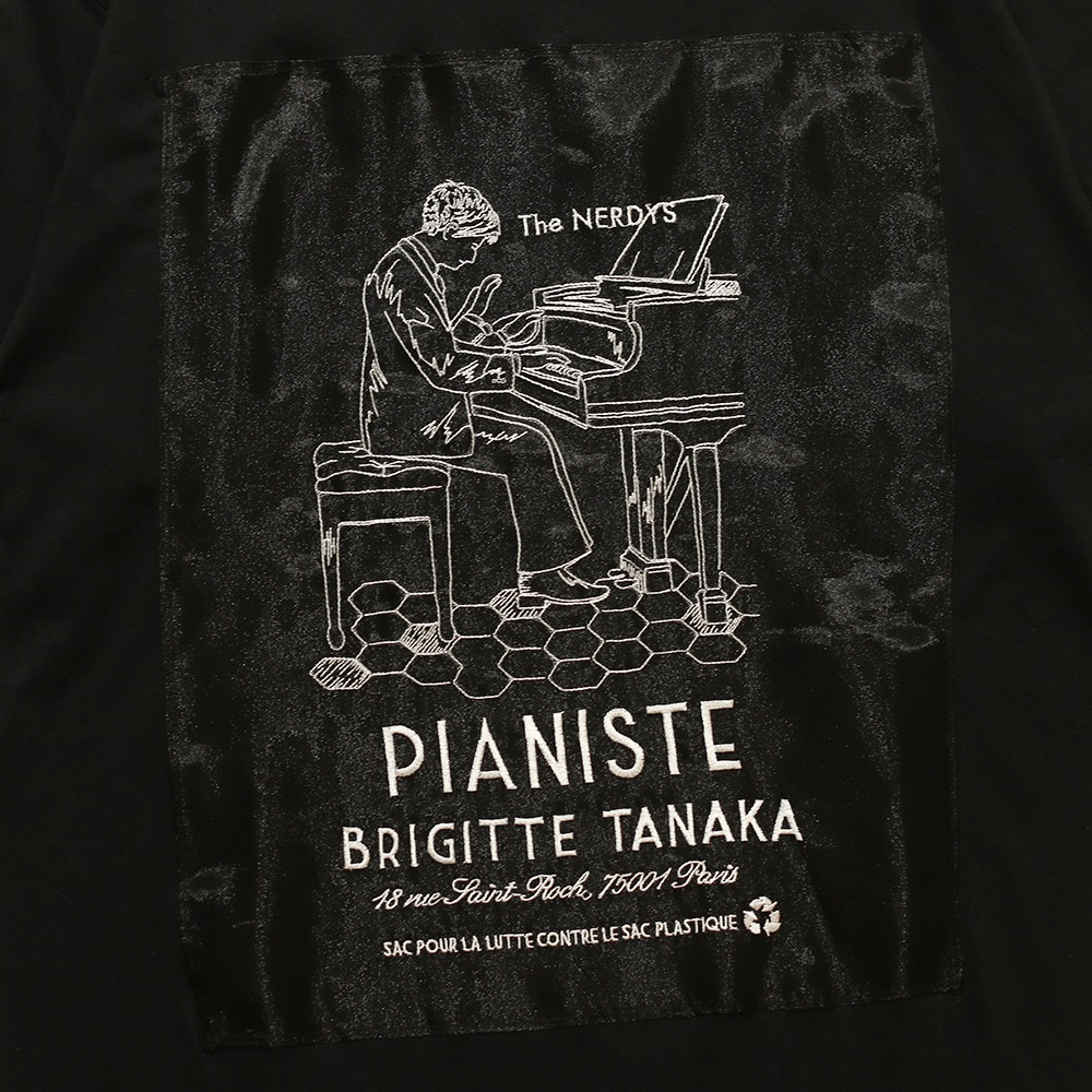 The NERDYS / Brigitte Tanaka×The NERDYS PIANISTE  T-shirt