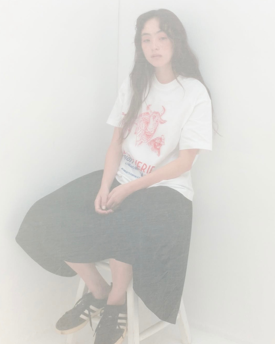 The NERDYS / Brigitte Tanaka×The NERDYS BOUCHERIE T-shirt