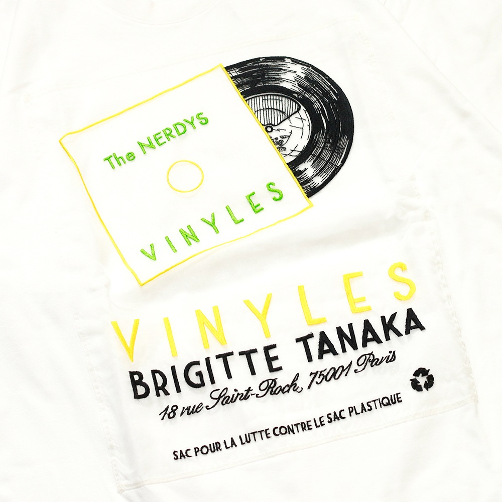 The NERDYS / Brigitte Tanaka×The NERDYS VINYLES T-shirt