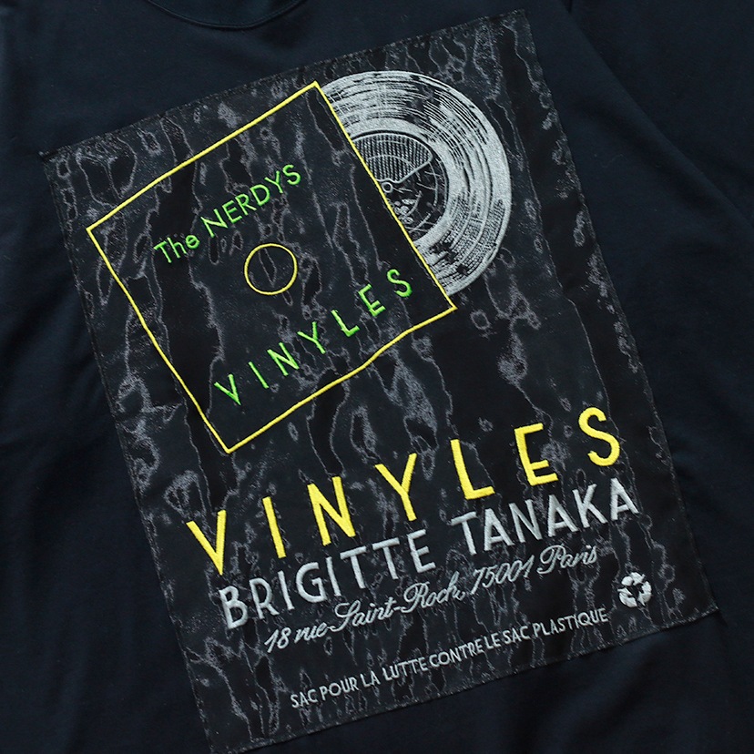 The NERDYS / Brigitte Tanaka×The NERDYS VINYLES T-shirt