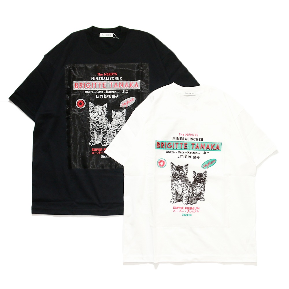 The NERDYS / Brigitte Tanaka×The NERDYS CATS T-shirt