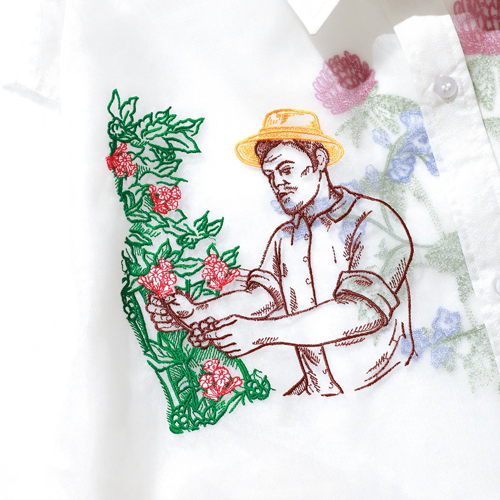 The NERDYS / Brigitte Tanaka×The NERDYS FLEURISTE Shirt