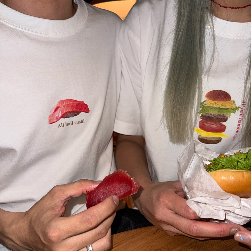 BIN / All Hail sushi T-shirt