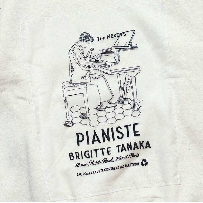 The NERDYS / Brigitte Tanaka×The NERDYS PIANISTE Crew Sweat