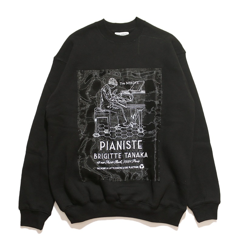 The NERDYS / Brigitte Tanaka×The NERDYS PIANISTE Crew Sweat | THE