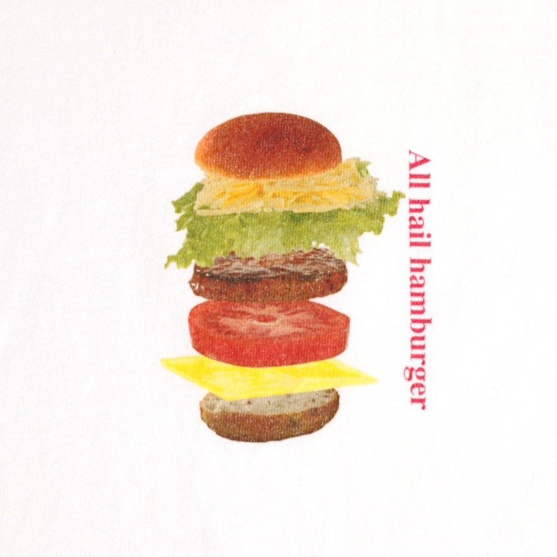 BIN / All Hail hamburger T-shirt
