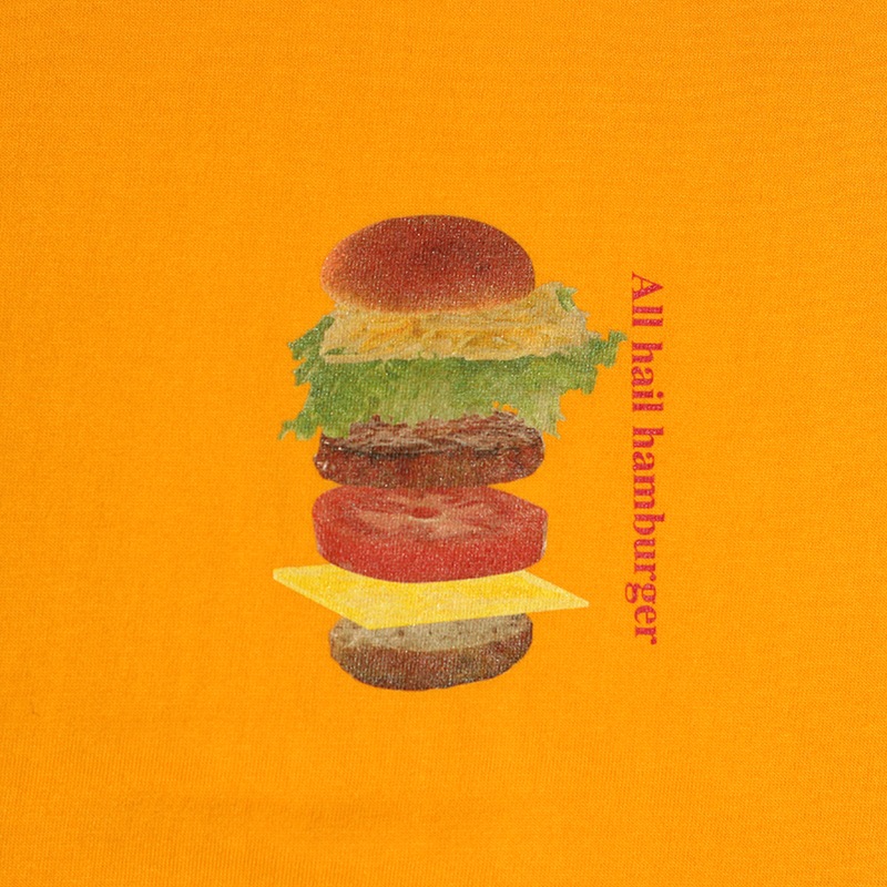 BIN / All Hail hamburger T-shirt