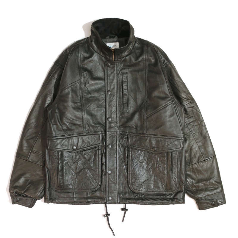 山*中様 最終価格 yoused Retro Baggies Jacket レザ YOUSED / RETRO BAGGIES LEATHER JACKET | YOUSED | BIN