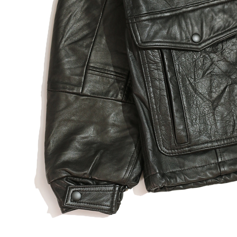 山*中様 最終価格 yoused Retro Baggies Jacket レザ YOUSED / RETRO BAGGIES LEATHER JACKET | YOUSED | BIN