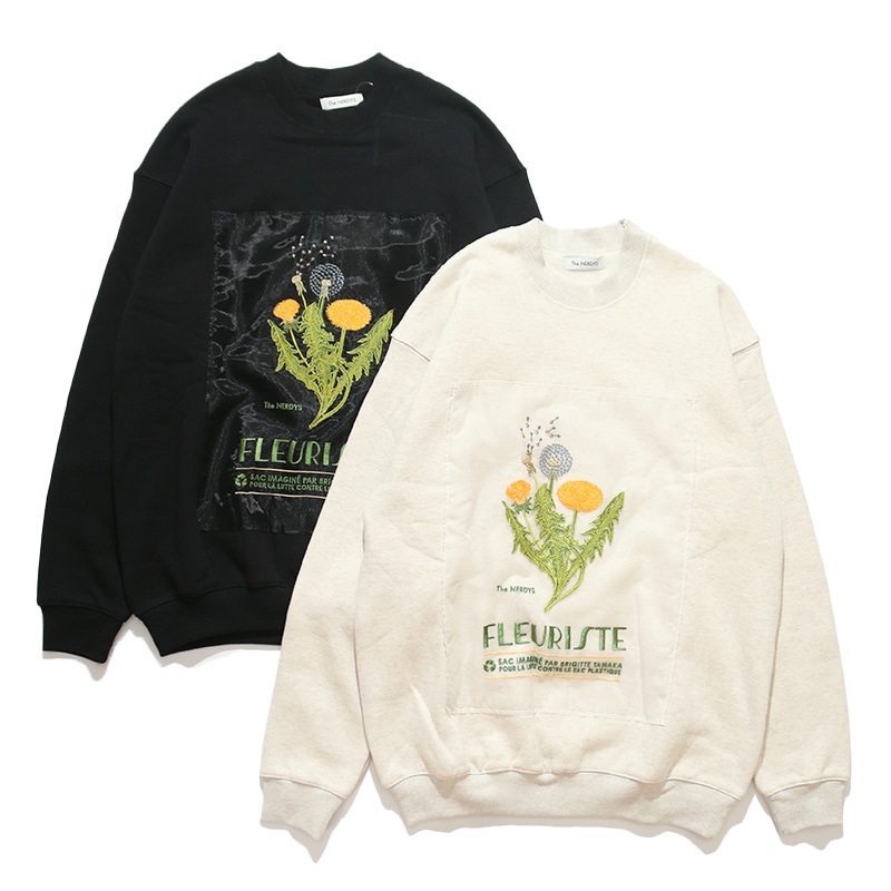 【値下げ可能です】The NERDYSセットアップ The NERDYS / Brigitte Tanaka×The NERDYS FLEURISTE Crew Sweat | THE
