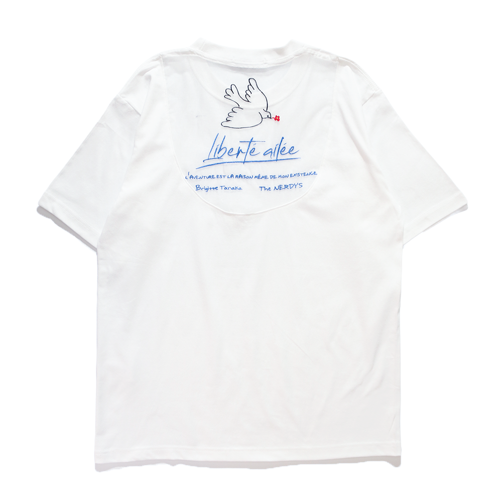 The NERDYS / Brigitte Tanaka×The NERDYS PICASO back T-shirt