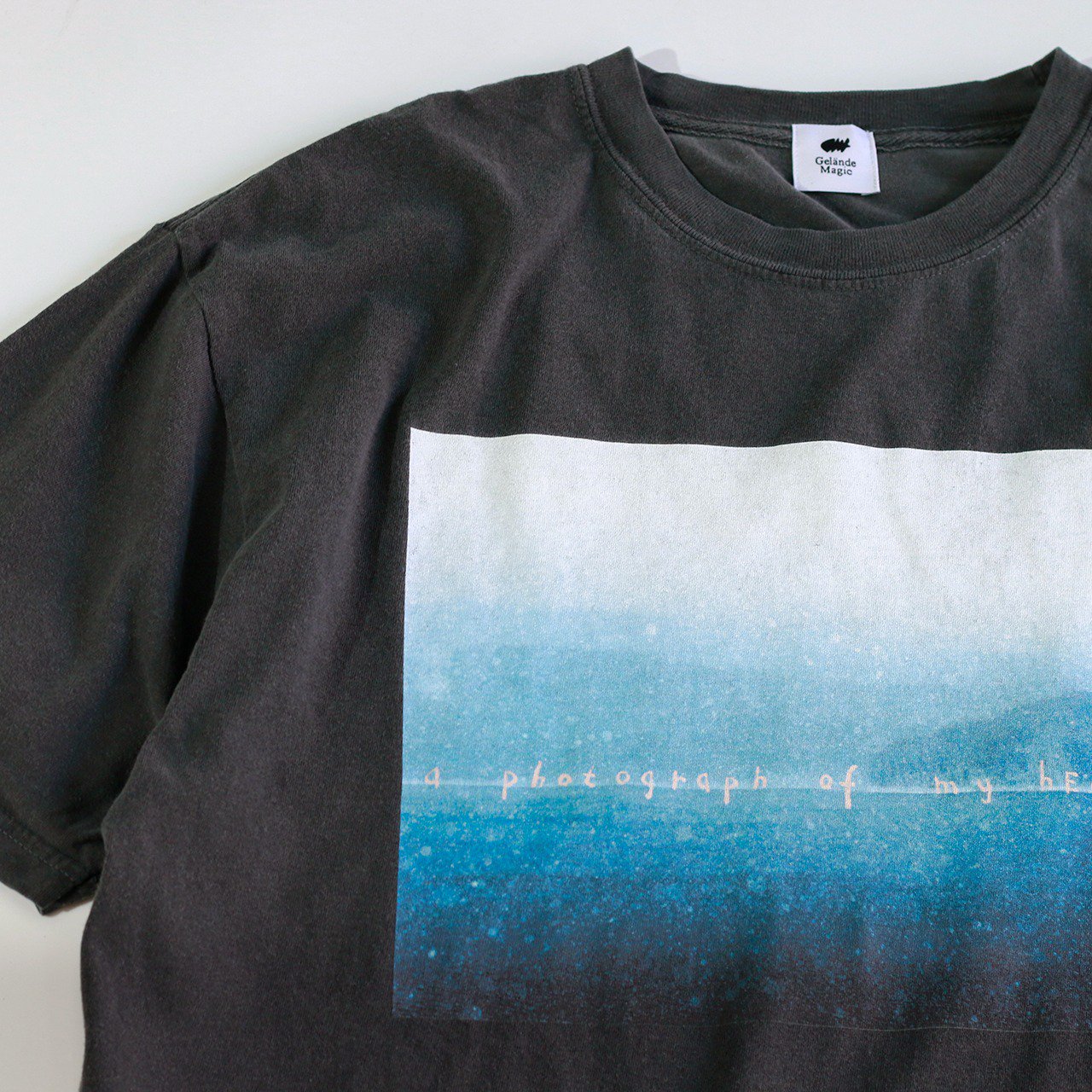 Gelande Magic / Pigment Photo T-shirt -a photograph of my heart now-