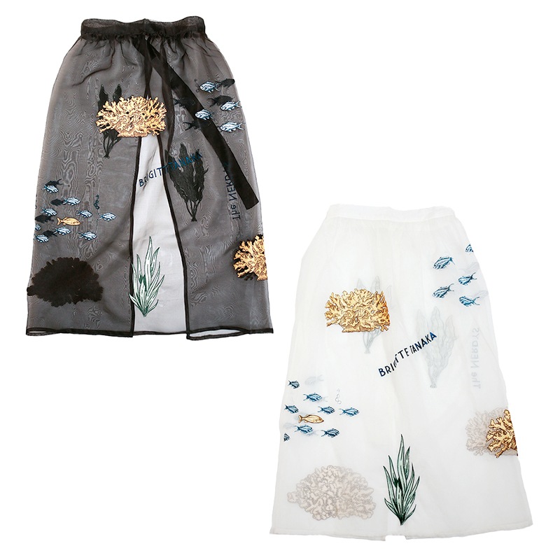 The NERDYS / Brigitte Tanaka×The NERDYS Sous-Marin Wrap Skirt 
