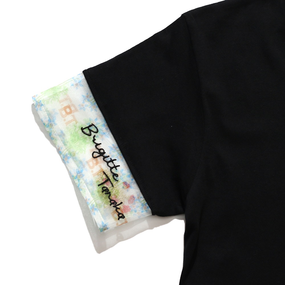 The NERDYS / Brigitte Tanaka×The NERDYS Pattern Sleeve T-shirt