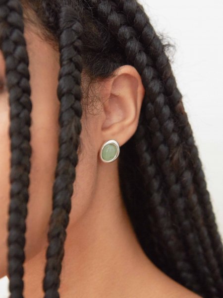 SASAI / Aventurine Earrings