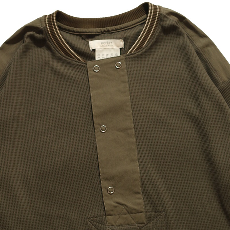 Norbit / Waffle Henry Neck L/S Pocket T