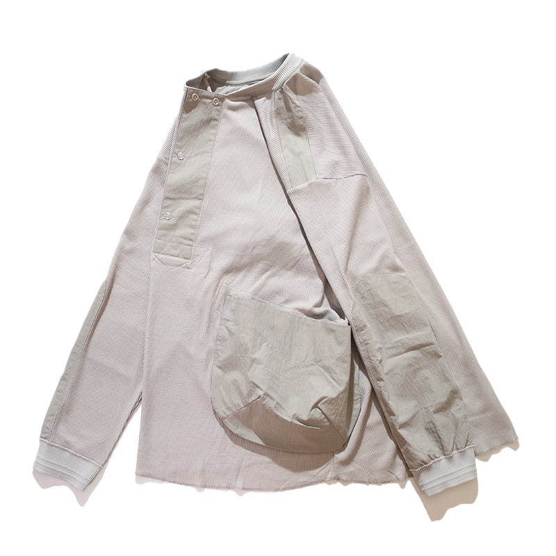 Norbit / Waffle Henry Neck L/S Pocket T