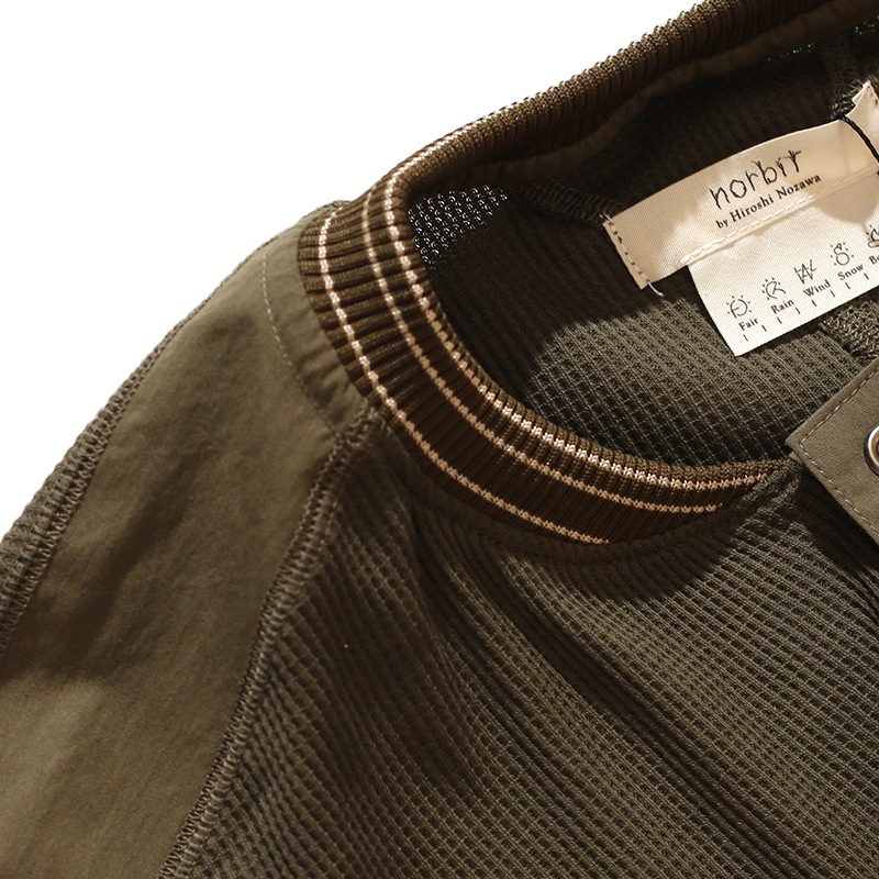Norbit / Waffle Henry Neck L/S Pocket T
