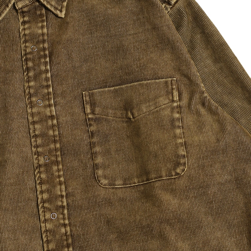 BURLAP OUTFITTER / QD CORD L/S B.B. SHIRT