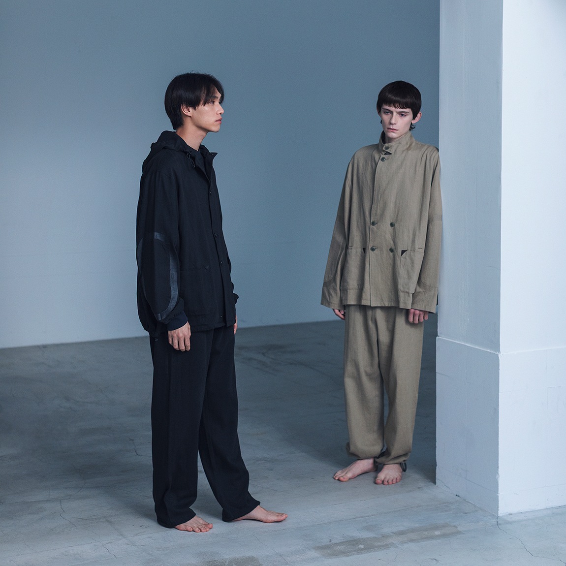 The NERDYS / The STAND - LINEN BLEND / Double Jacket