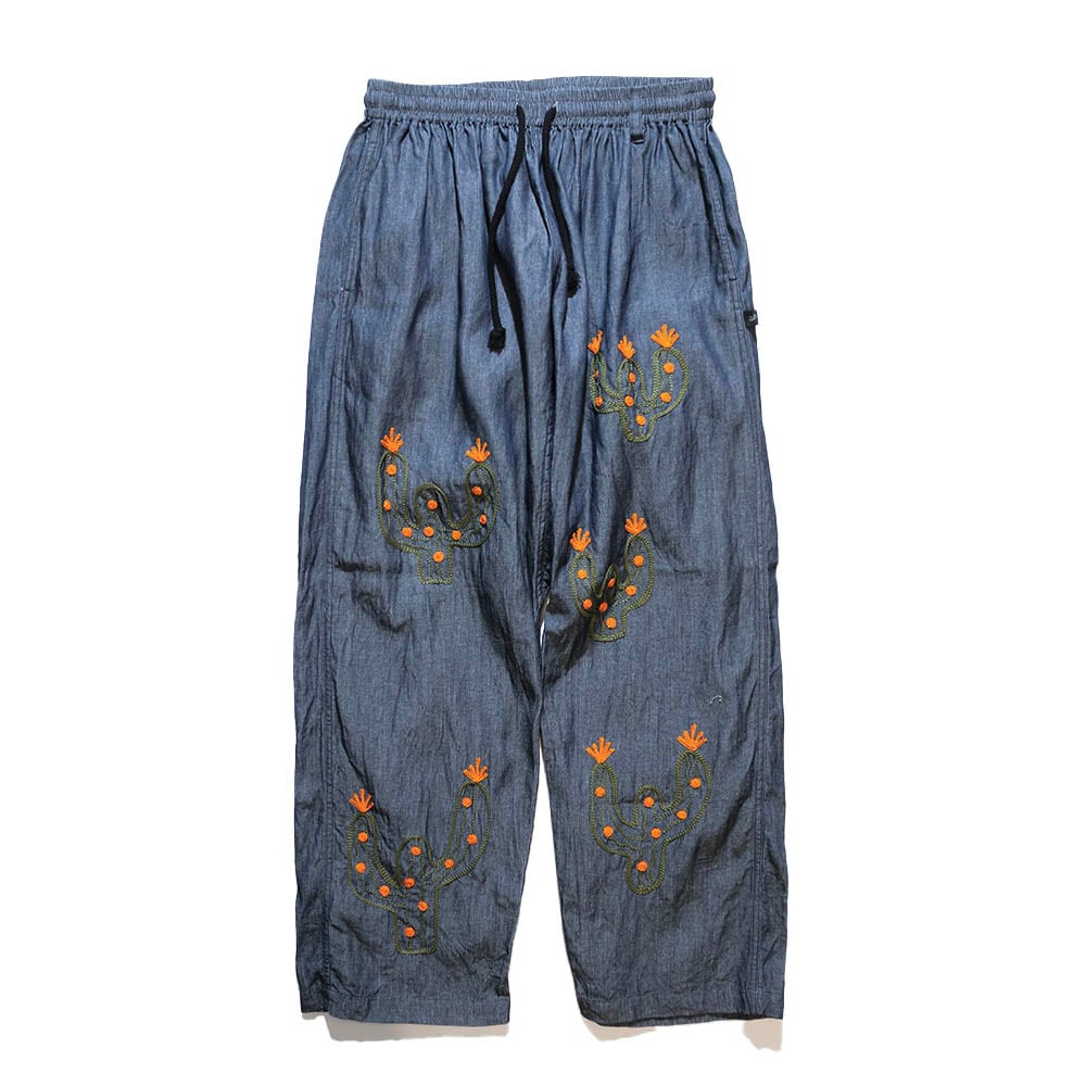 jawandi / Cactus-embroidered Santai Pants