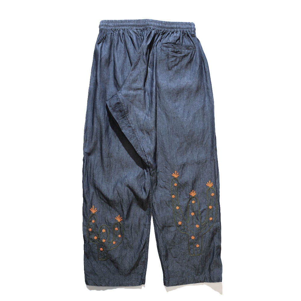 jawandi / Cactus-embroidered Santai Pants